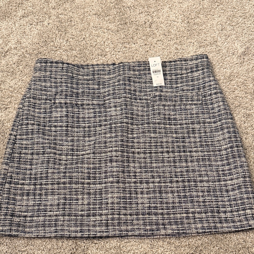 NWT LOFT Tweed Skirt